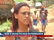 Mãe e filhas morrem soterradas em Várzea Paulista, SP