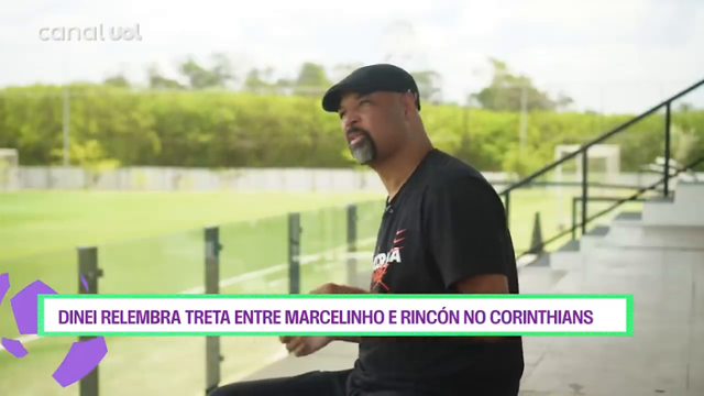 Dinei relembra briga entre Rincón e Marcelinho Carioca nos tempos de Corinthians