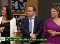 Catia Fonseca reúne elenco para especial de Natal do Melhor da Tarde