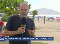 Roubos assustam turistas que vão passar o fim de ano no Guarujá