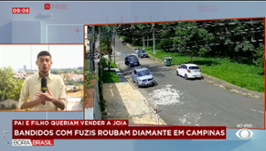 Bandidos armados com fuzil roubam diamante no interior de SP