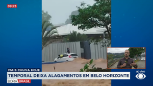 Temporal deixa alagamentos em Belo Horizonte