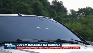 Agentes da PRF atiram em carro, e jovem é baleada na cabeça