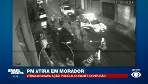 PM atira em morador que gravava ação policial em confusão