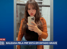 Baleada pela PRF no Rio está em estado grave