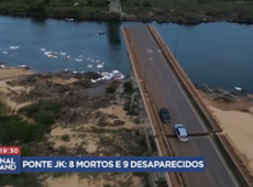 Queda de ponte: produtos químicos de caminhão não vazaram em rio