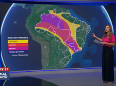 Previsão de chuva forte com risco de alagamentos no Sudeste