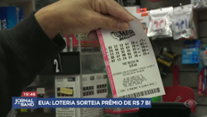 Loteria dos EUA sorteia prêmio de R$ 7 bilhões