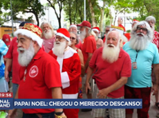 Papai Noel: chegou o merecido descanso