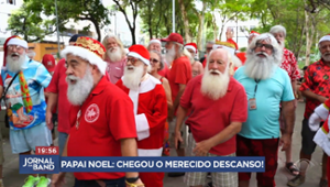 Papai Noel: chegou o merecido descanso