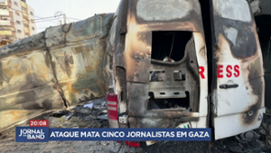 Ataque de Israel mata cinco jornalistas na Faixa de Gaza