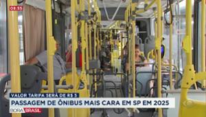 Tarifas de ônibus, trem e Metrô vão subir em 2025 em SP