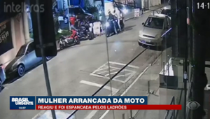 Mulher reage a assalto e é espancada por criminosos em SP