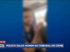 Polícia salva homem do tribunal do crime no Rio de Janeiro