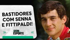 Elia Jr relembra histórias no Show do Esporte com Ayrton Senna e Fittipaldi