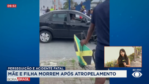 Mãe e filha morrem atropeladas por motorista que perseguia assaltante em SP