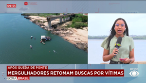 Mergulhadores retomam buscas por desaparecidos na ponte que liga MA e TO