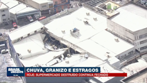 Supermercado que ficou destruído continua fechado