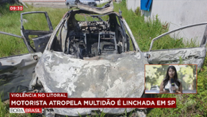 Motorista atropela multidão e é linchada no litoral de SP