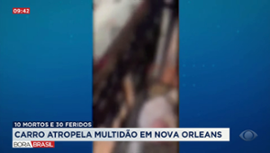 Carro atropela multidão e deixa mortos na virada do ano em Nova Orleans