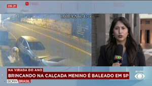 Criança de 9 anos baleada durante a virada do ano em SP é internada na UTI