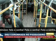 Bandidos roubam e causam pânico em transporte público