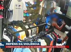 Comerciantes atacados por criminosos e amargam prejuízos