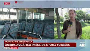 Tarifa de ônibus aquático sobe de R$ 5 para R$ 50 em Ilhabela (SP)