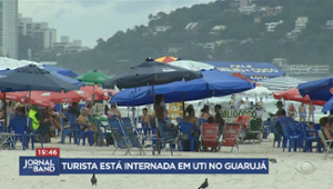 Turista com sintomas de virose é internada em UTI após réveillon no Guarujá