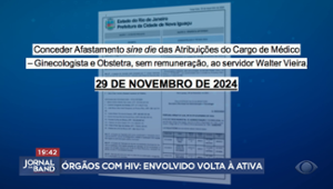 Órgãos com HIV: envolvido volta à ativa