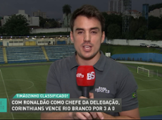 Ronaldo se emociona em dia de chefe de delegação do Corinthians na Copinha