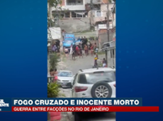 Fogo cruzado e inocente morto