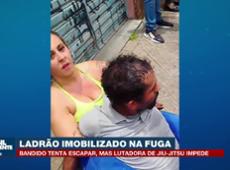 Lutadora de jiu-jitsu impede fuga de criminoso em SP