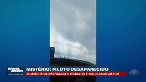 Piloto de avião está desaparecido há quase um mês