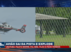 Queda de avião em Ubatuba: pai e criança serão levados para a UTI