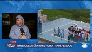 Queda de avião em Ubatuba: pai e filho são transferidos