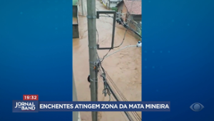 Enchentes atingem a Zona da Mata de Minas Gerais