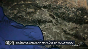 Incêndios ameaçam mansões em Hollywood