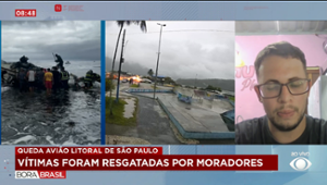 Ouvimos gritos do avião, diz homem que ajudou no resgate em Ubatuba