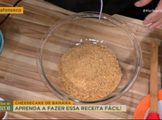 Receita de CHEESECAKE DE BANANA é perfeita para vender | Melhor da Tarde