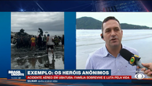 Homem que ajudou a salvar vítimas fala sobre acidente aéreo