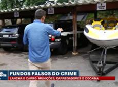 Polícia encontra fundos falsos do crime em carro que andava com lancha