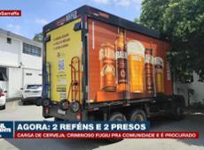 Quadrilha rouba carga de cerveja e faz funcionários reféns