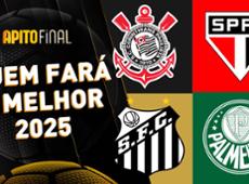 O que esperar de Corinthians, Palmeiras, Santos e São Paulo em 2025?