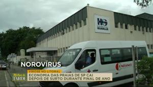 NOROVÍRUS: surto de virose enfraquece o comércio no litoral paulista