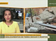 Deslizamentos de terra deixam 11 mortos em Minas Gerais | Melhor da Tarde