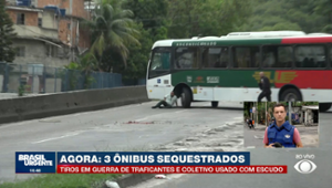 Ônibus são sequestrados no Rio de Janeiro