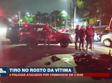 Policiais são atacados por bandidos, mas revidam