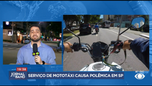 Serviço de mototáxi causa polêmica em São Paulo