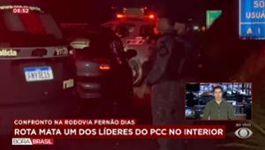 Líder do PCC no interior de SP morre em confronto com a Rota